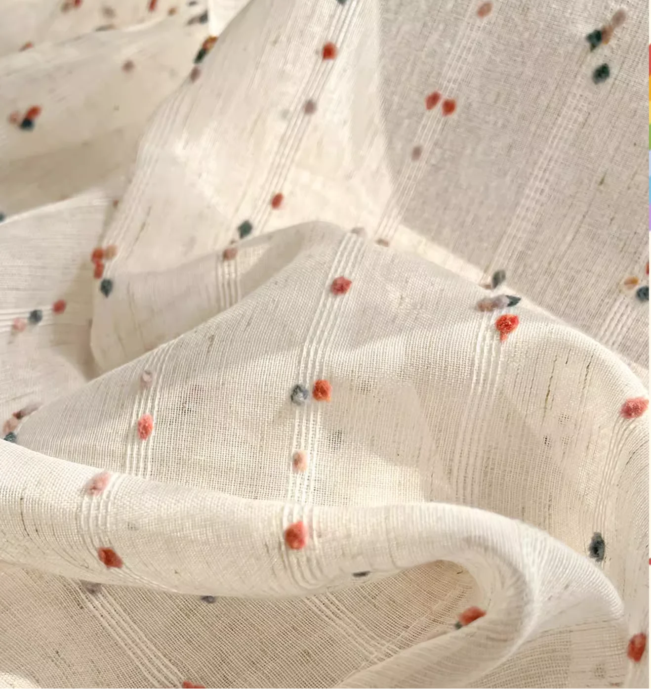 

Шифоновые шторы XIMING, цветные, просвечивающиеся