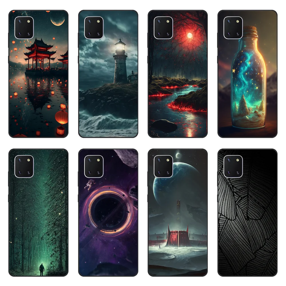 Чехол для Samsung Note 10 Lite противоударный силиконовый чехол SM-N770F Galaxy чехол-бампер