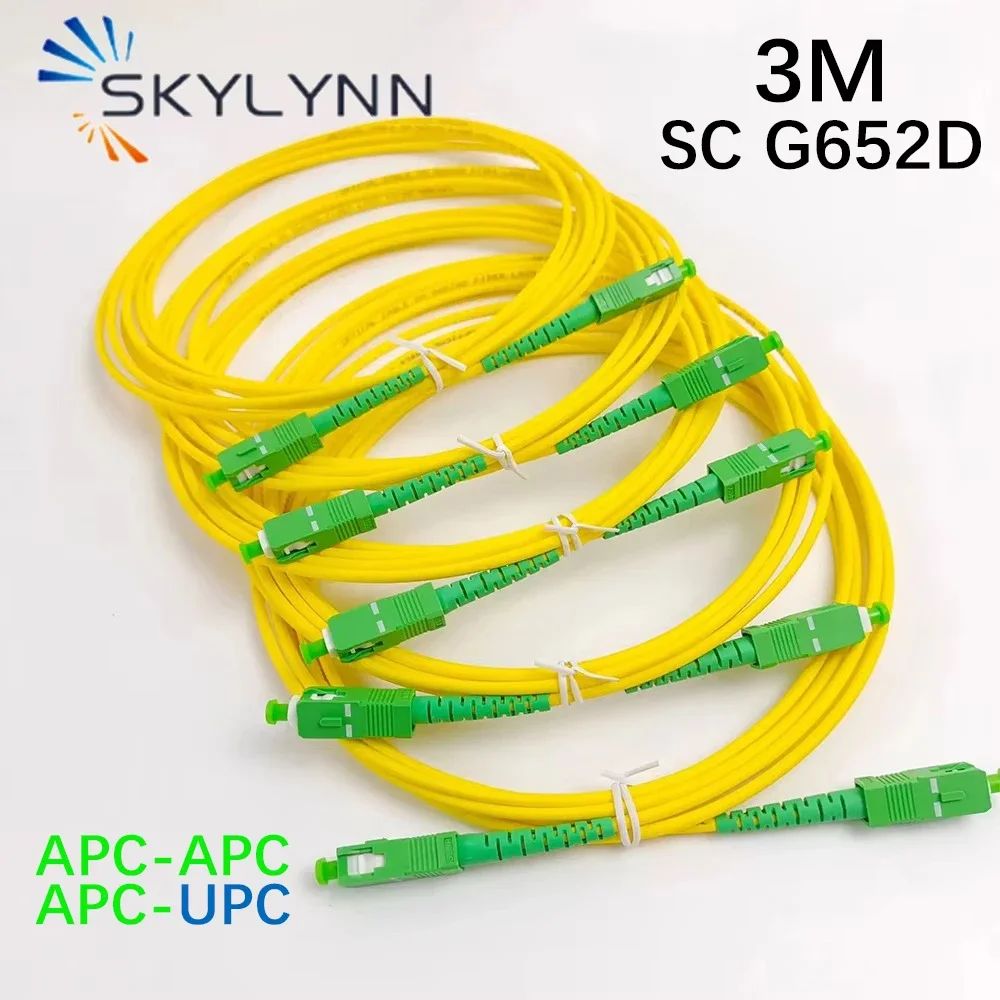 3M SC APC и UPC одномодовый кабель G652D SX 3 0 мм оптоволоконный патч-корд LSZH Jacket