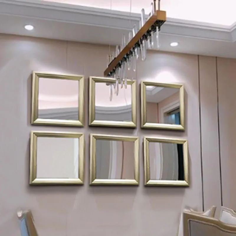 

Luxury Living Room Wall Decoration Bathroom Mirror House Decoration Boho Mirror Aesthetic Room Decor Miroir Mural Wall Mirror