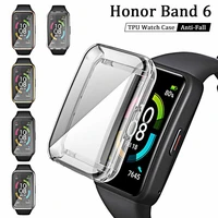 nonmeio fashion tpu watch case for honor band 6 watch case cover