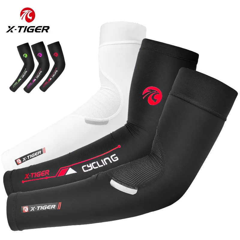

Рукав для велоспорта X-tiger, нарукавник из дышащей ткани, защита от солнца, защита от льда, для бега, велоспорта