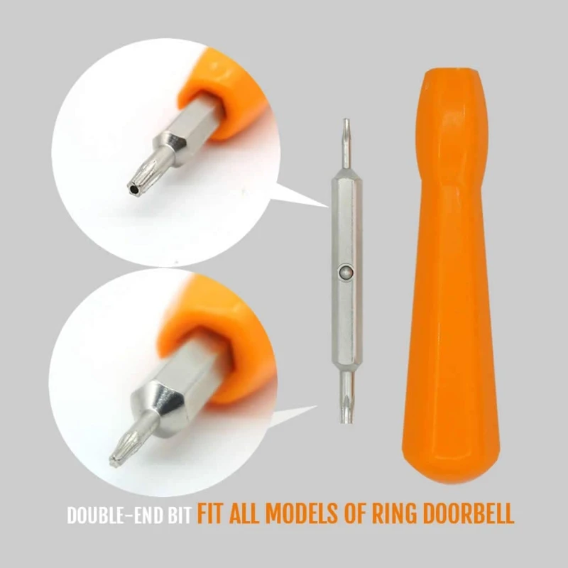 

Ring Doorbell Screwdriver Torx T6 T15 Bit Screwdriver for Ring Video Doorbell Ring Doorbell Ring Doorbell Pro Battery