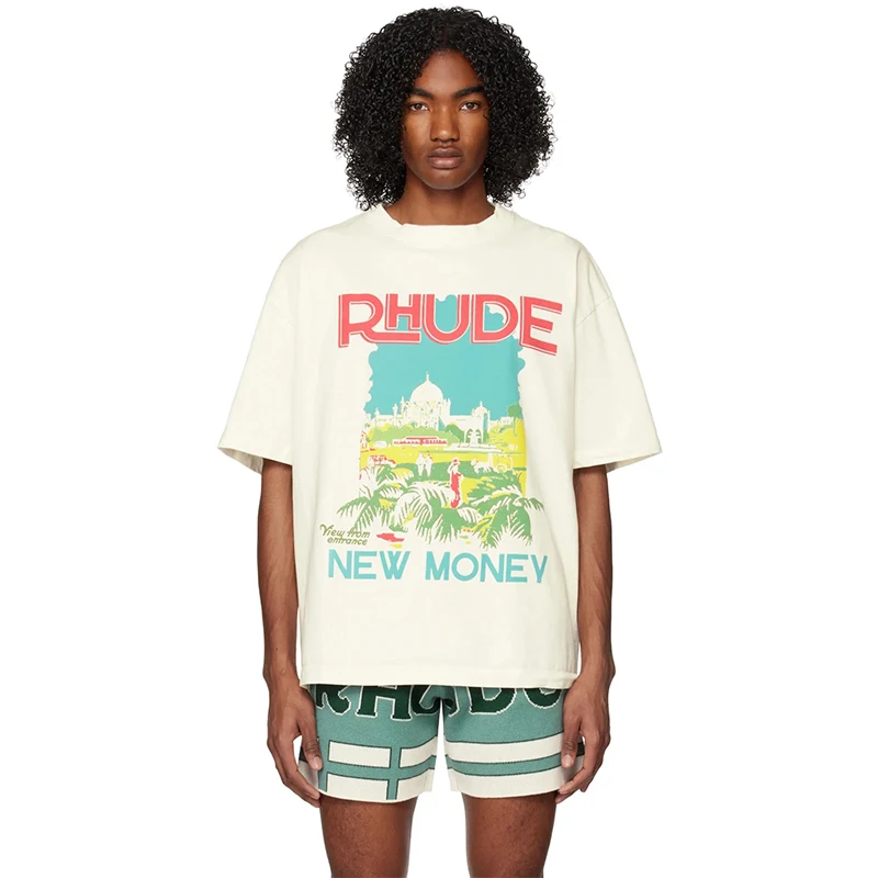 

Новинка, футболка с изображением бумаги, подоконника, дворца, пейзажа, уличная мода, Хлопковая мужская и женская Свободная футболка с коротк...