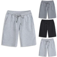summer men solid color straight loose beach pants men shorts casual comfortable outdoor fashion loose stretch five point shorts