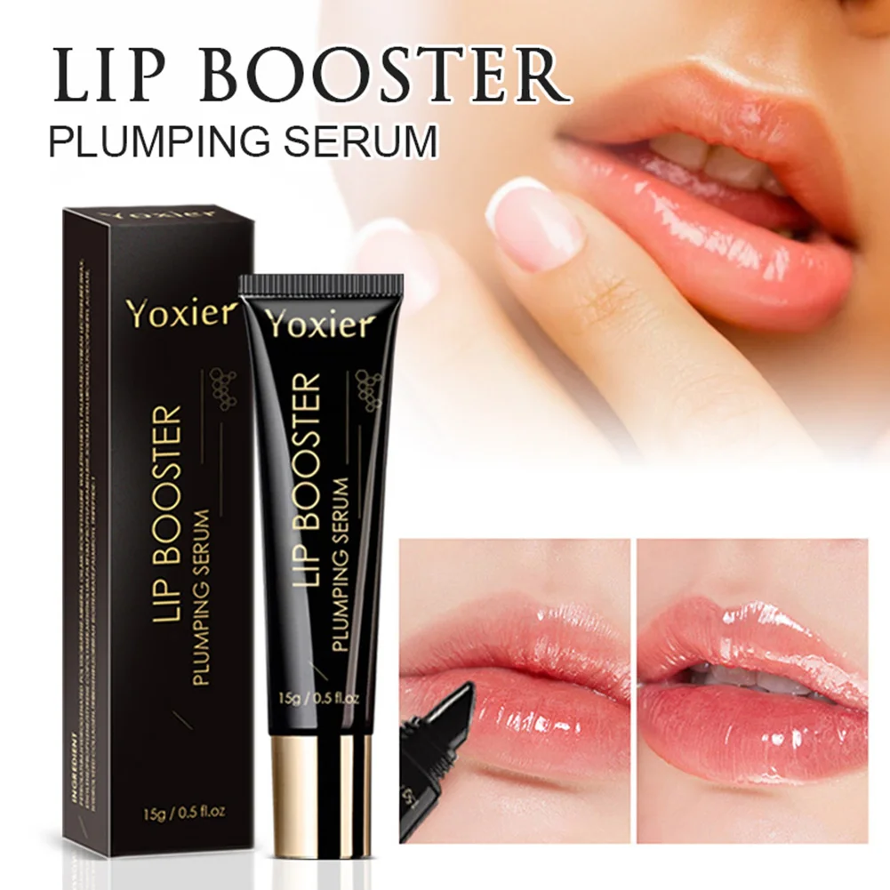 

15g Lip Plumping Serum Essence Reduce Dryness Fine Lines Moisturizing Lip Booster Plumper Repair Plumping Lip Care Anti-Drying