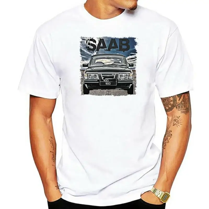 

Fashion 2022 Men Short Sleeve Tshirt Russia Car Saab 900 MenT Shirtmen Cool Tees Tops