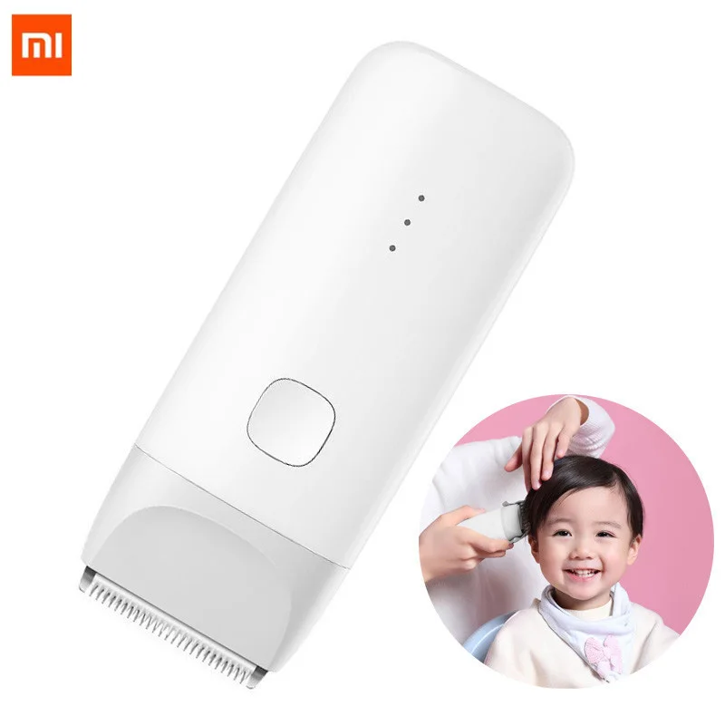 

Электрическая машинка для стрижки волос Xiaomi, безопасная Водонепроницаемая бритва с бесшумным двигателем, зарядка через USB, IPX7, для детей и м...