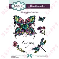 2022 summer butterfly cutting dies clear silicone stamps diy scrapbooking greeting cards paper album decoration embossing molds