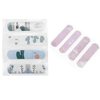 200pcs waterproof breathable band aid hemostasis adhesive bandages first aid emergency kit cactus sakura bunny