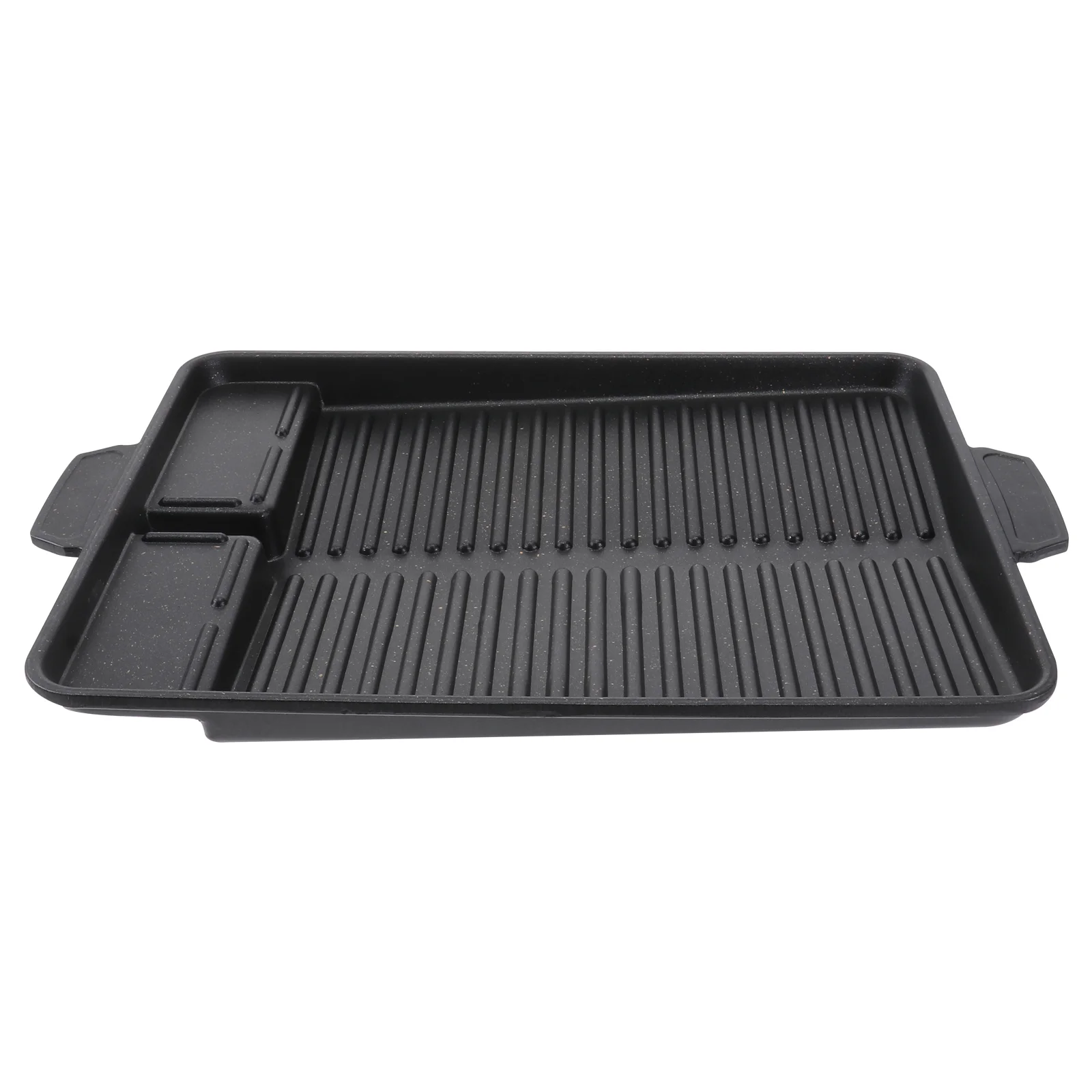 

Portable Baking Tray Simple Practical Barbecue Barbecue Tray for Home Outdoor (Black)