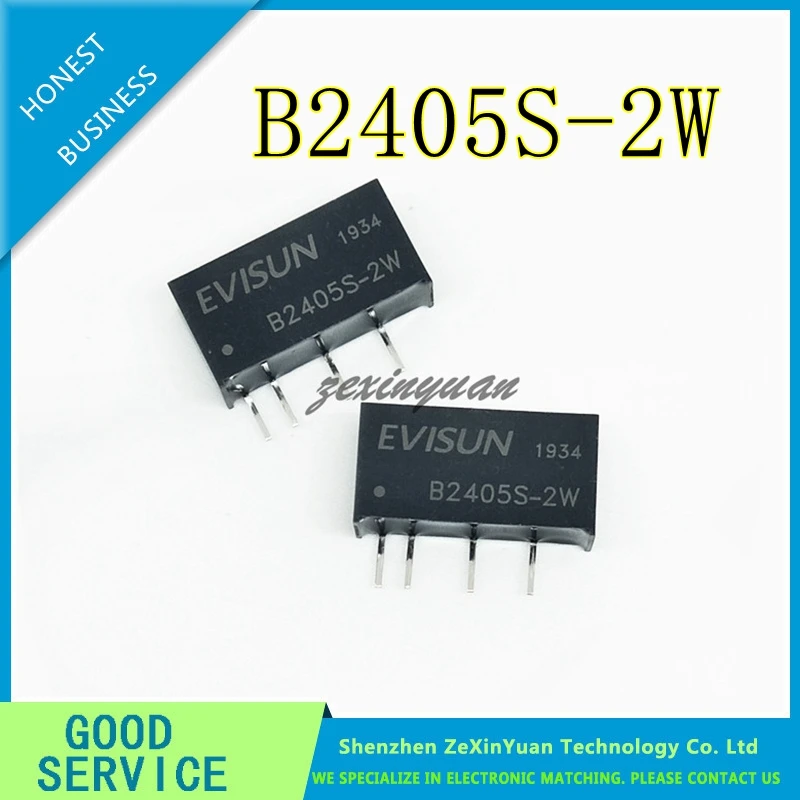 Фото 5 шт./10 шт./20 шт. B2405S-2WR3 B2405S-2WR2 B2405S-2W B2405S SIP-4 24 В до 5 В 2 Вт DC-DC изолированный модуль питания №2