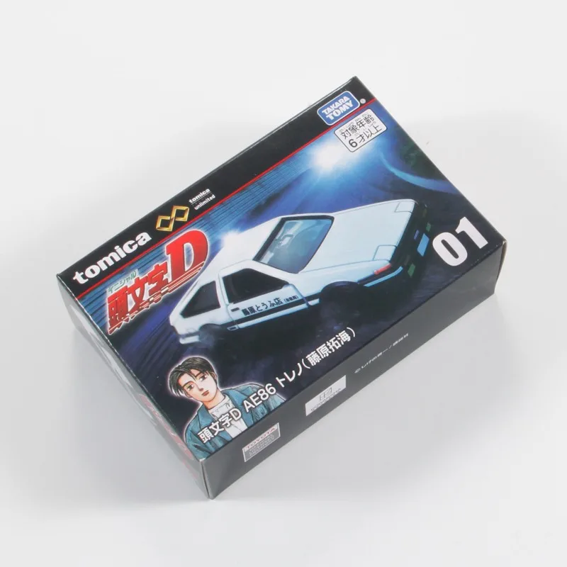 Takara Tomy Tomica Premium Unlimited TPU01 Initial D Toyota AE86 Мини литая под давлением модель автомобиля из