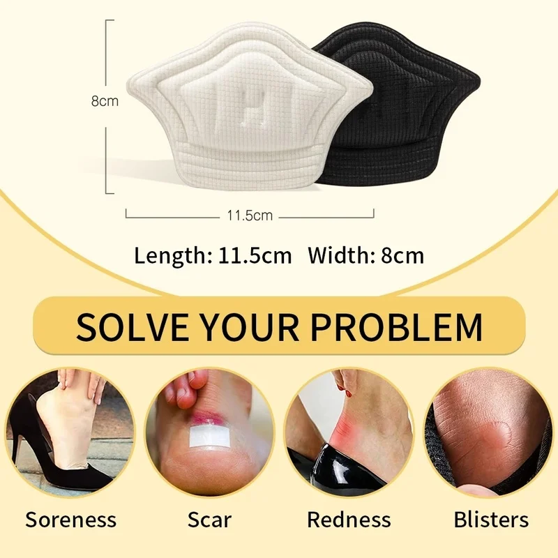 Women Insoles for Sport Running Shoes Adjust Size Heel Liner Grips Protector Sticker Pain Relief Patch Foot Care Inserts Insole