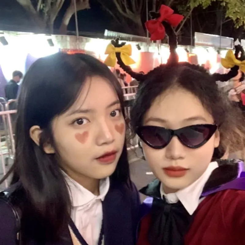 Мультфильм Мона бант вампира палочка для волос повязка на голову реквизит