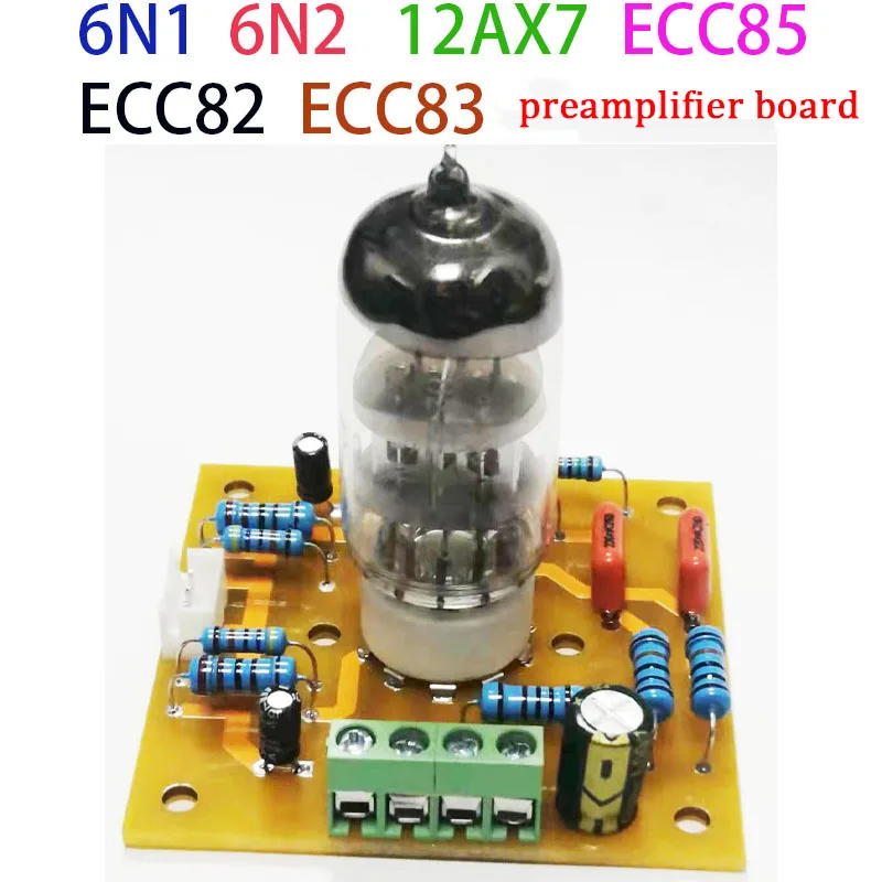 Печатная плата усилителя 6N1 6N2, печатная плата предусилителя, ламповый усилитель, усилитель мощности, нажимная плата