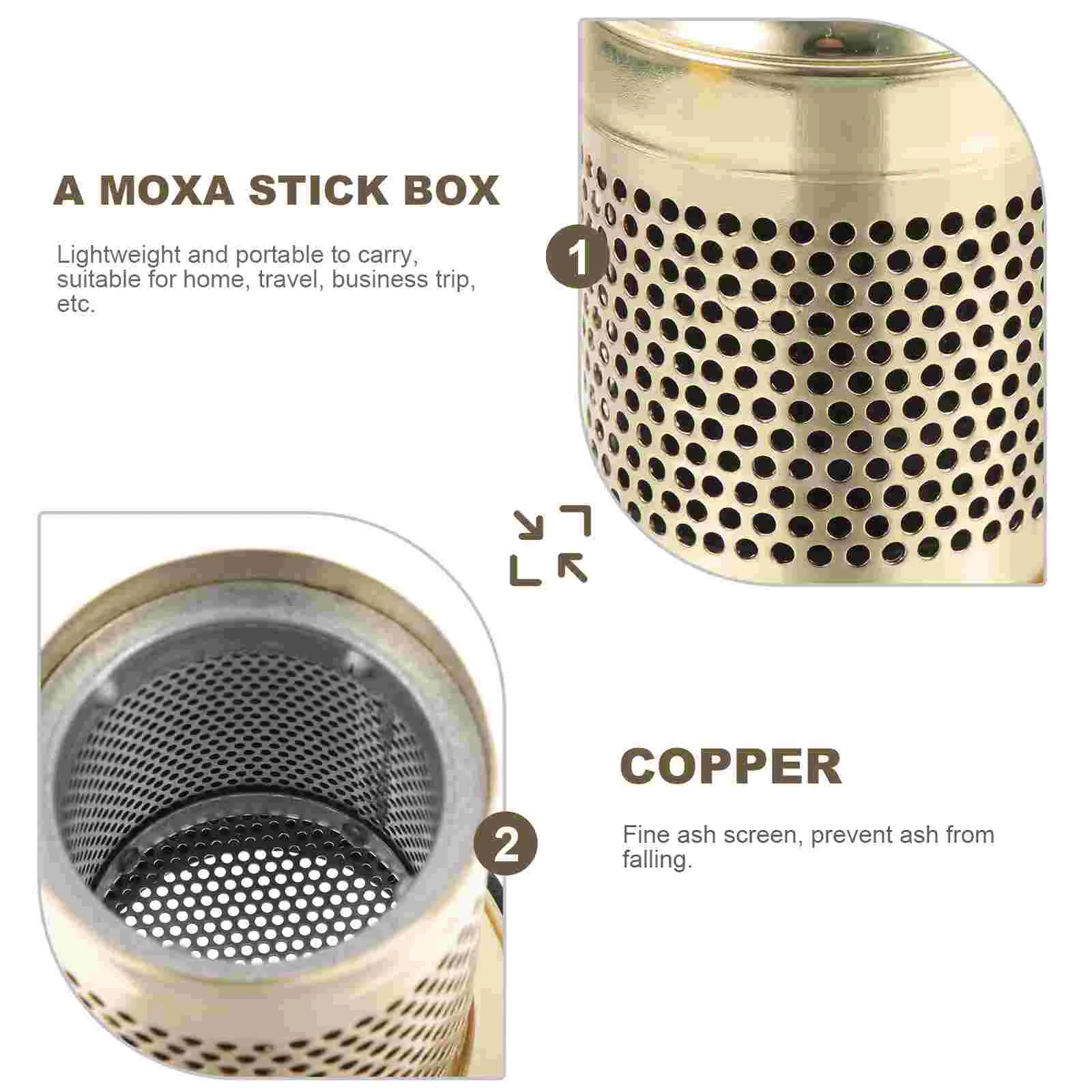 Коробка для прижигания инструмент сжигания мокса конусный держатель массажер