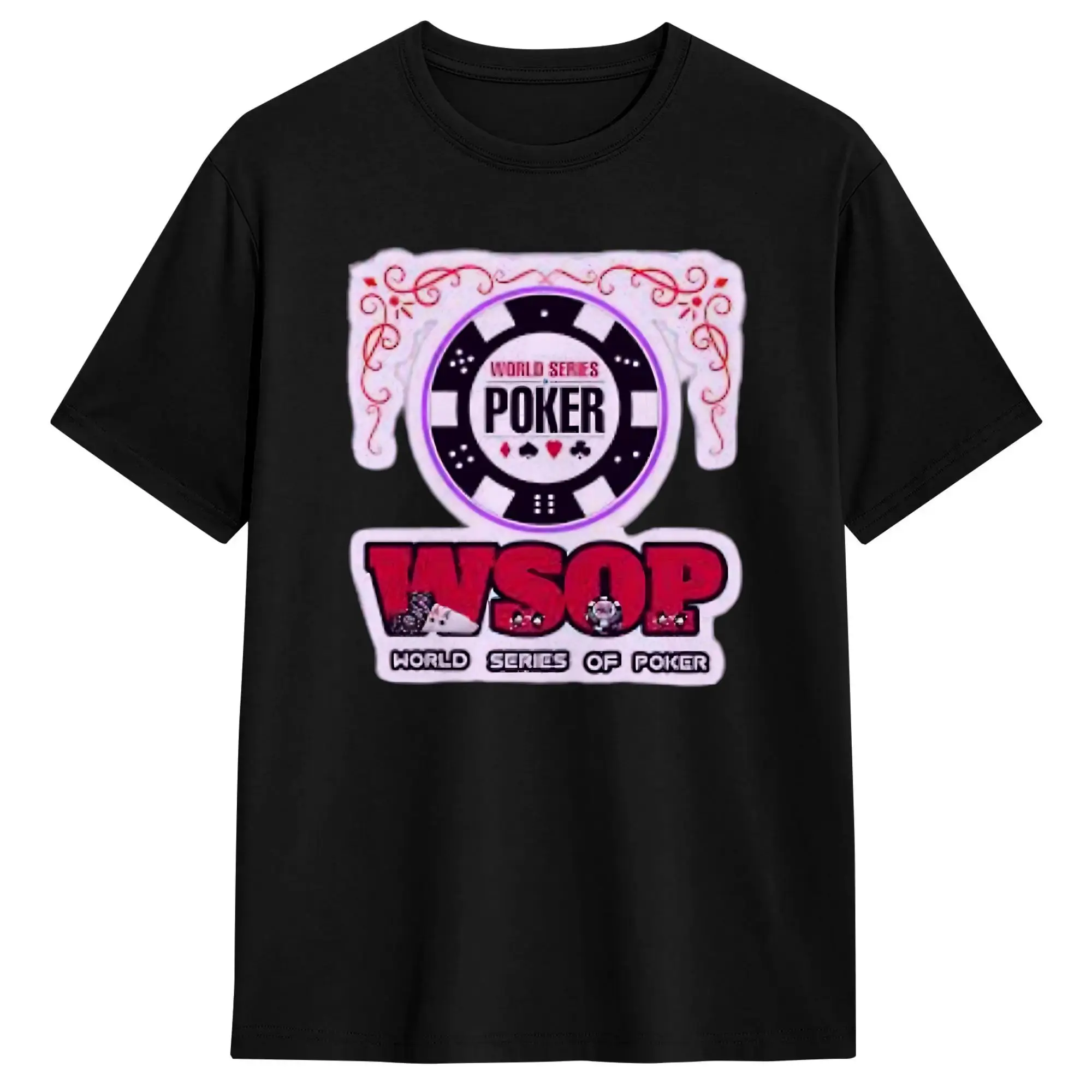 Футболка Wsop Free Chips, летние оригинальные футболки, мужские хлопковые футболки с круглым вырезом 4XL, 5XL, 6XL, одежда, винтажные топы с короткими рукавами (art.: 3920dbc3e261e) - 3920dbc3e261e