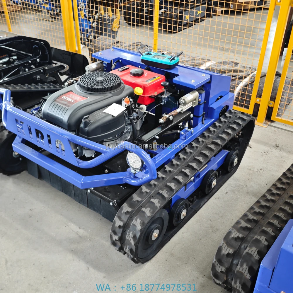 Фото Цилиндр 190cc, промышленная 800, 1000, 1200, RC газовая дистанционная газонокосилка, новый дизайн, самоходная функция, телескопическая ручка, одинарная №1