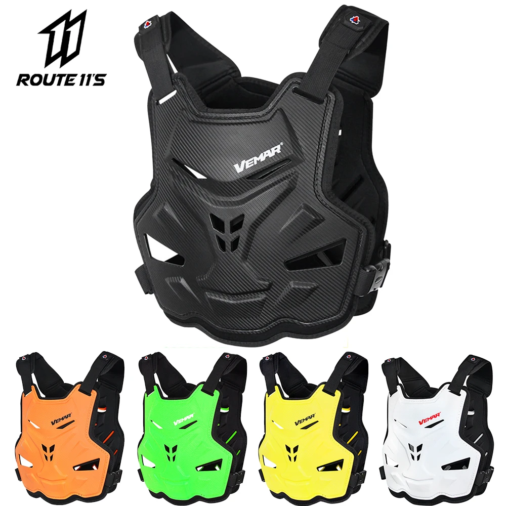

Motorcycle Body Armor Motorcycle Jacket Motocross Moto Armor Vest Back Chest Protector Off-Road Bike Protective Gear Vemar Vest