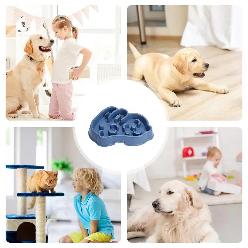 Медленная кормушка для домашних животных игрушка кормления собак миска