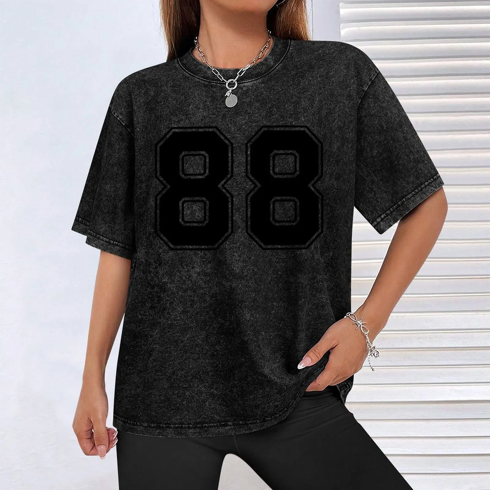 88 Американский футбол Классическая винтажная Спортивная футболка с номером в