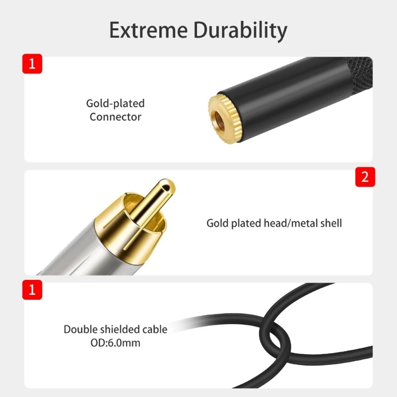 Звуковой кабель 3 5 мм на 2RCA разветвитель Y адаптер для телефона усилители