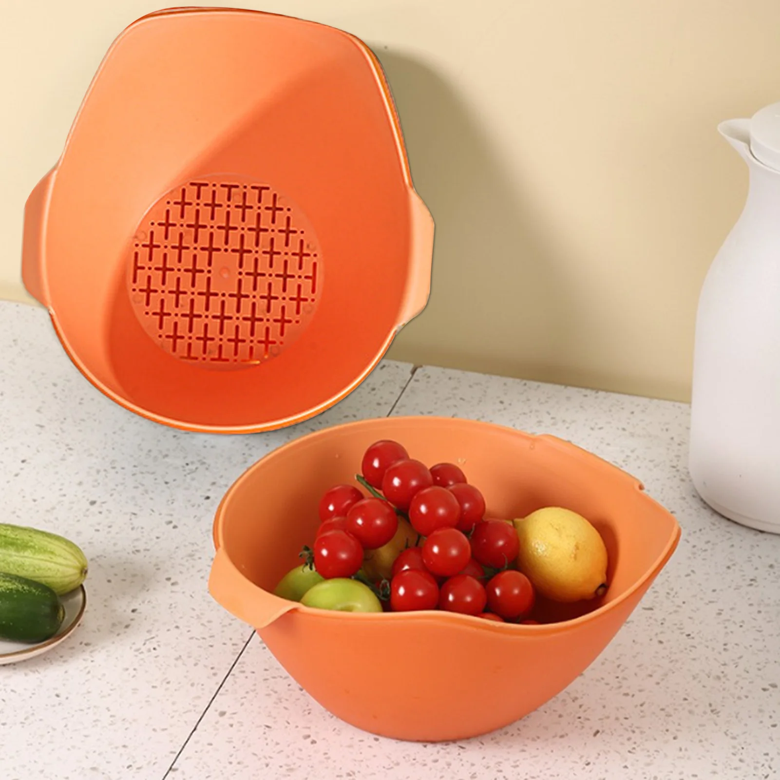 

1 шт., двухслойная пластиковая сливная корзина