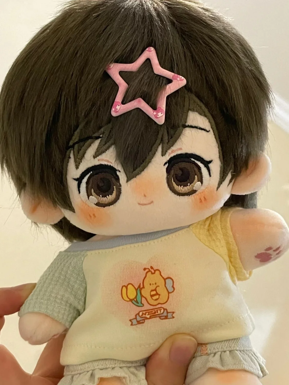 

Japan Anime Ouran High School Host Club Haruhi Fujioka Plush Stuffed 20CM Doll Body Dress Up Plushie Game Christmas Gift