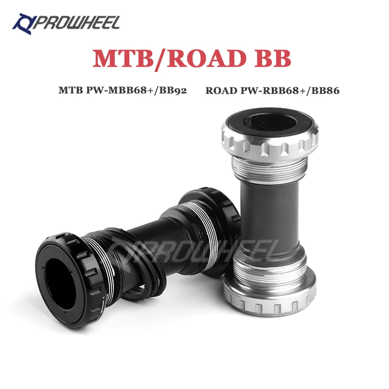 

PROWHEEL BB73 BB92 BB68 BB86 MTB Road Mountain Bike Bicycle Press-in Bottom Brackets BB 24mm for SRAM GXP Crankset