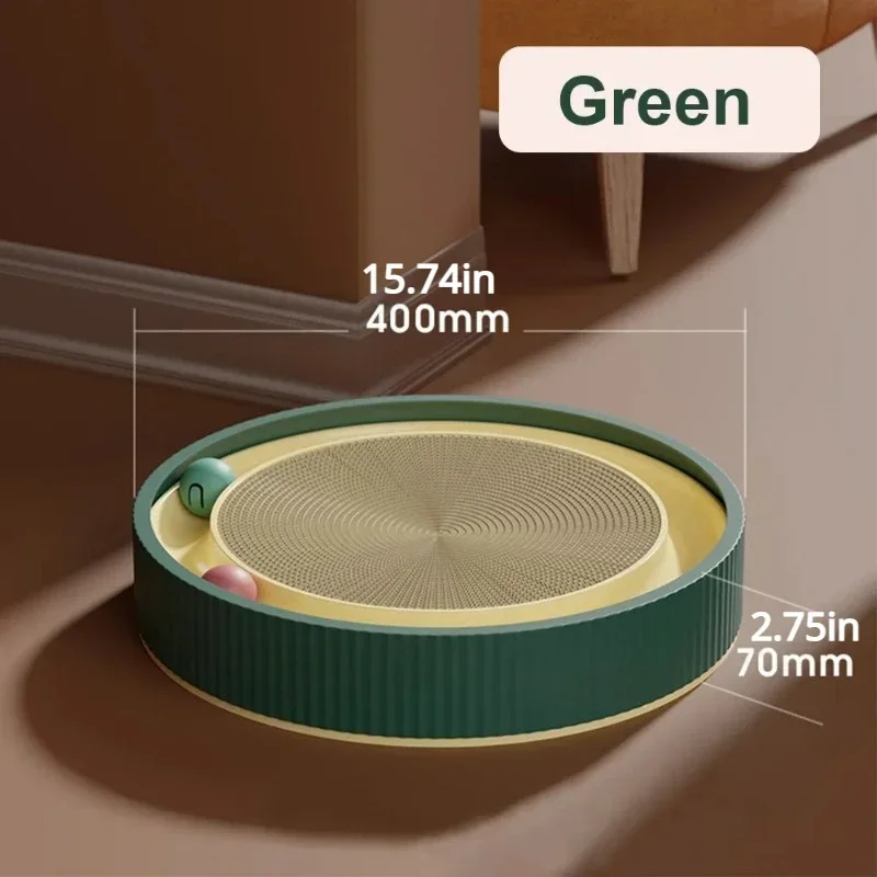 

for With Cats Cat Sharpen Cat Can Scraper Ball Scratching Multi Scratcher Toy New Round Funny Function Board Nest Replace Nails