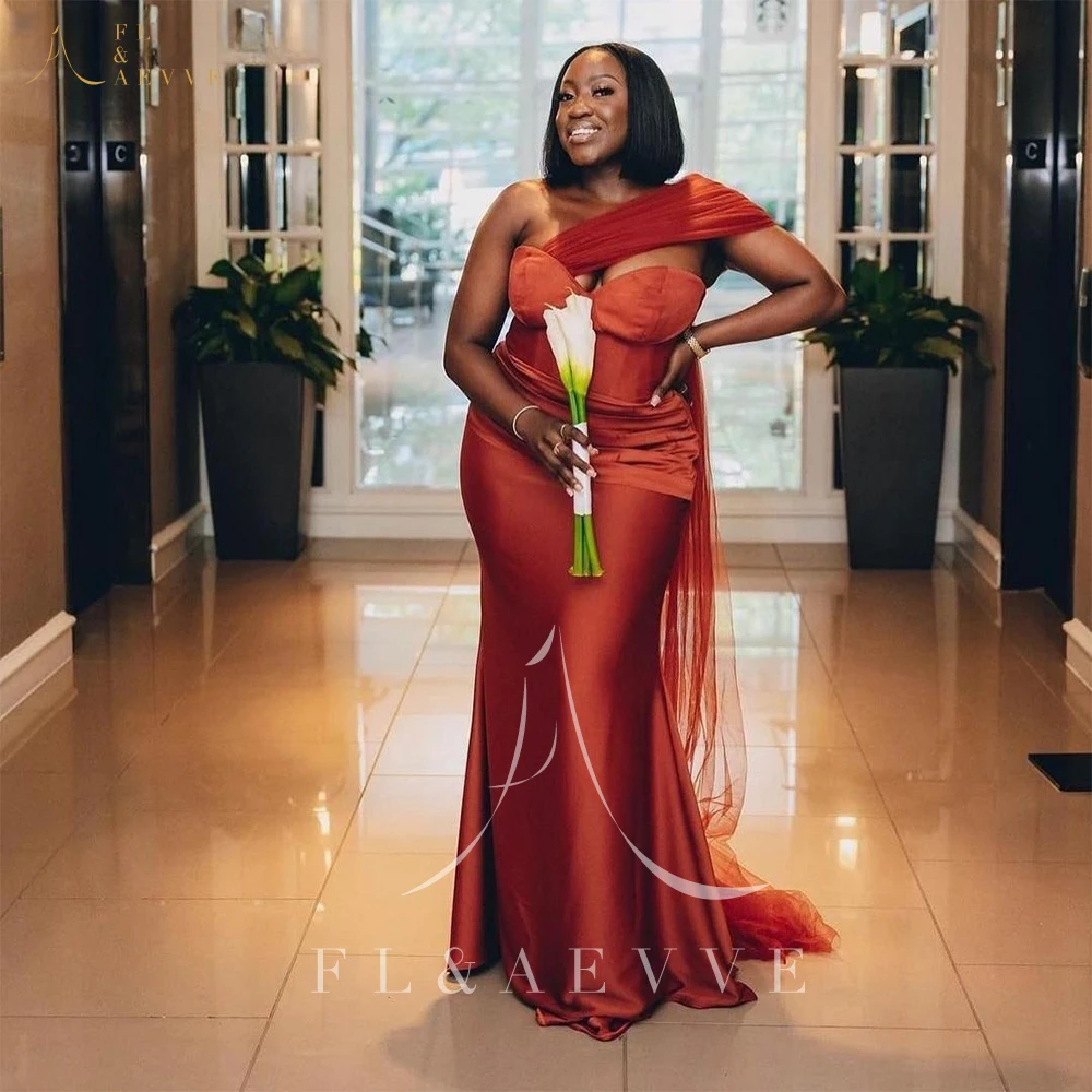 

Женское атласное платье на одно плечо, элегантное платье подружки невесты