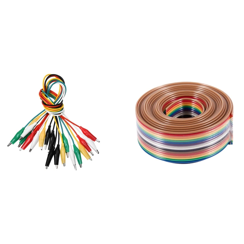 

10 шт., двухсторонние зажимы типа «крокодил», 50 см