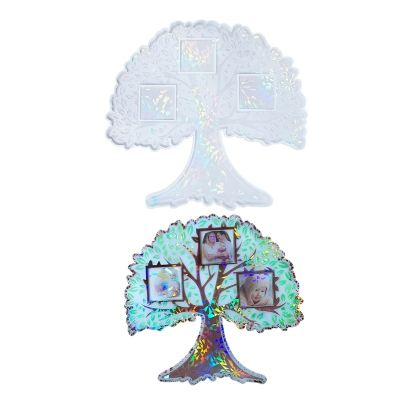 Пресс-форма для фоторамки из смолы в форме большого дерева силиконовая форма