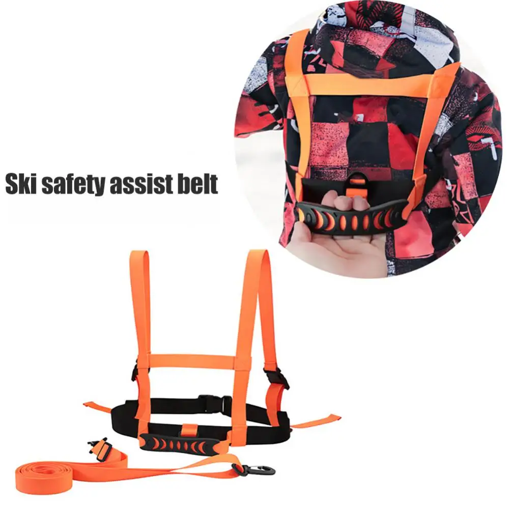 

Traction Chest Rope Nylon Multi-function Outdoor Protective Facilities Ski Belt Adjustable Ski Training Belt Metal Buckle
