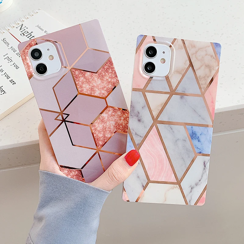 

Чехол для телефона iPhone 11 13 Pro Max XR XS Max X 7 8 Plus 11 Pro 12, мягкий силиконовый бампер с гальваническим покрытием