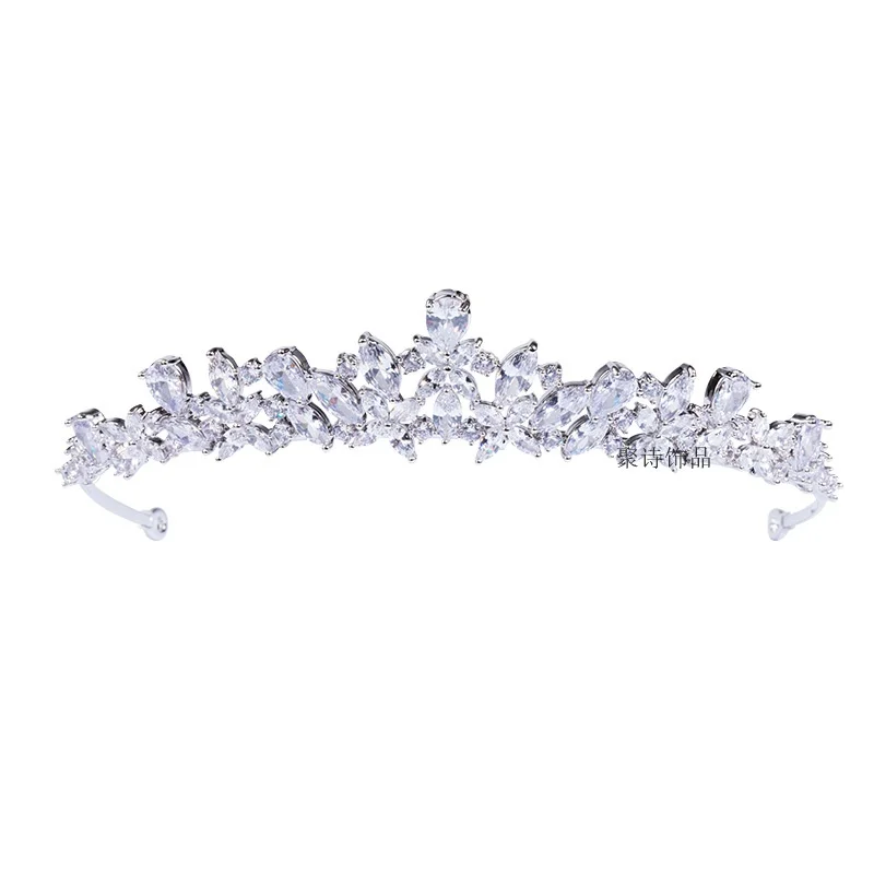 

Full Zircon Bridal Headdress Wedding Crown Wedding Dress Formal Dress Accessories Hair Accessories