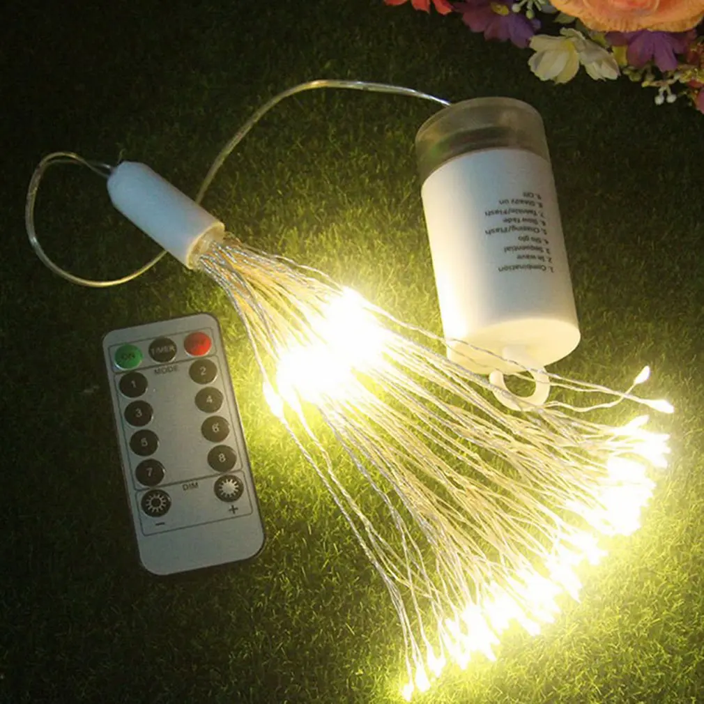 

Explosive Star Led String Lights Battery Box Fireworks Lamps Christmas Garden Lights Dandelion Lights Copper Wire Lamps