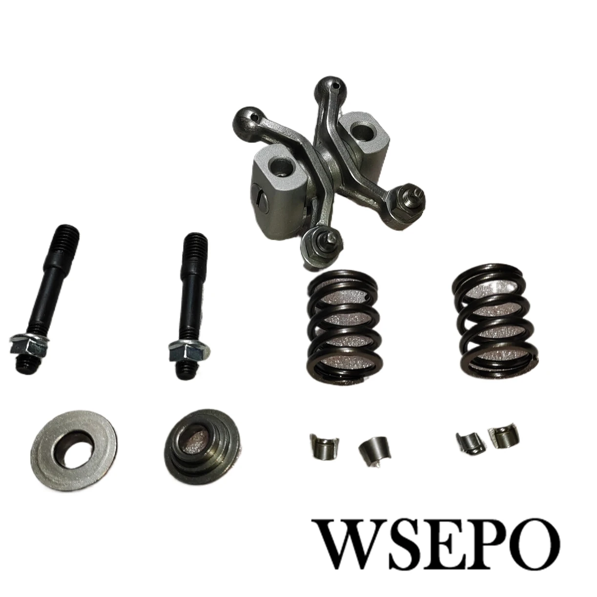 

Комплект рокера с креплением вала с гайками 30 анг. Фунт., пружины клапана, фиксаторы, Шкафчики для копирования 212CC 223CC 230 куб. См, мотор карт с производительностью