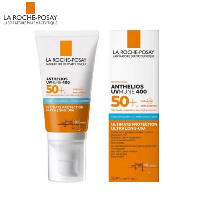 

La Roche Posay Anthelios UVMUNE 400 Sunscreen SPF50+ Invisible Non Greasy Hydrating Cream High Protection Waterproof Oil Control