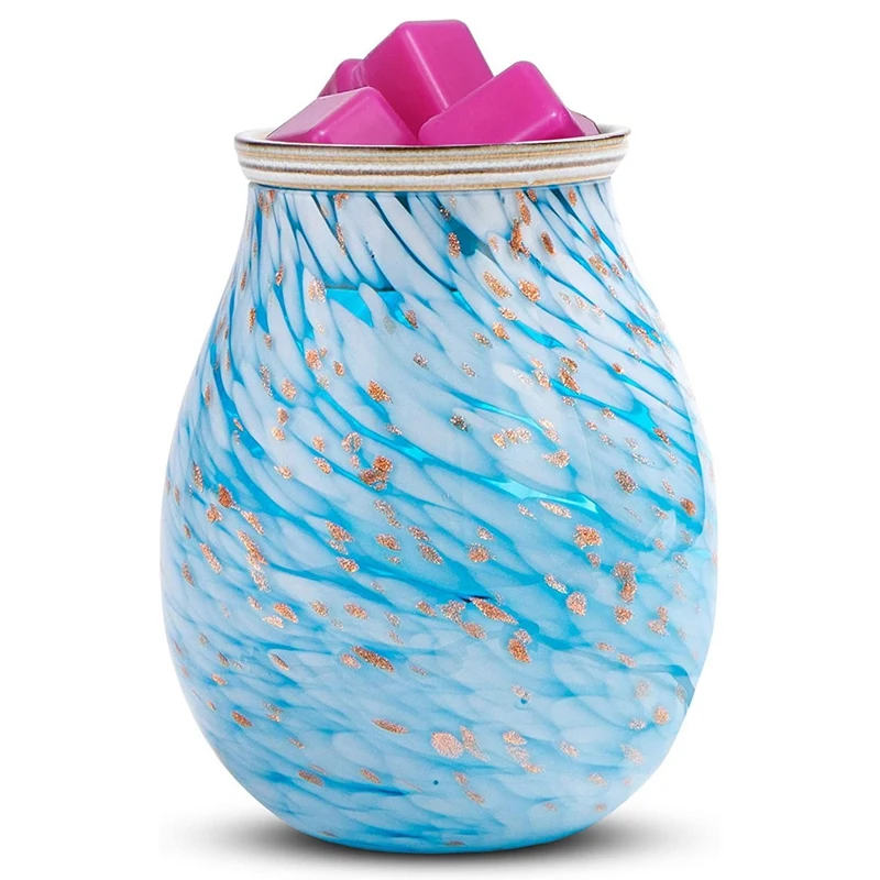 

Glass Aromatherapy Wax Heater, Aromatherapy Wax Burner Electric Aromatherapy Wax Stove, Bedroom Wax Furnace US Plug