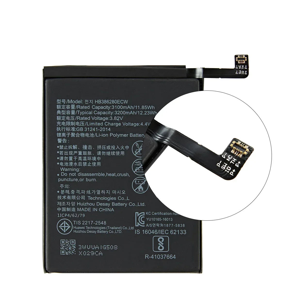 100% оригинал HB 386280 Аккумулятор ECW 3300 мАч для мобильного телефона Huawei P10 Honor 9 STF-L09