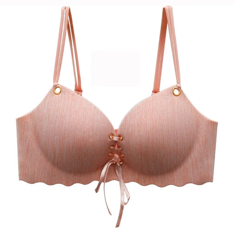 

Push Up Bras Sexy Seamless Women's Underwear Wire Free Female Bralette Beauty Back Lingerie Ladies Brassiere