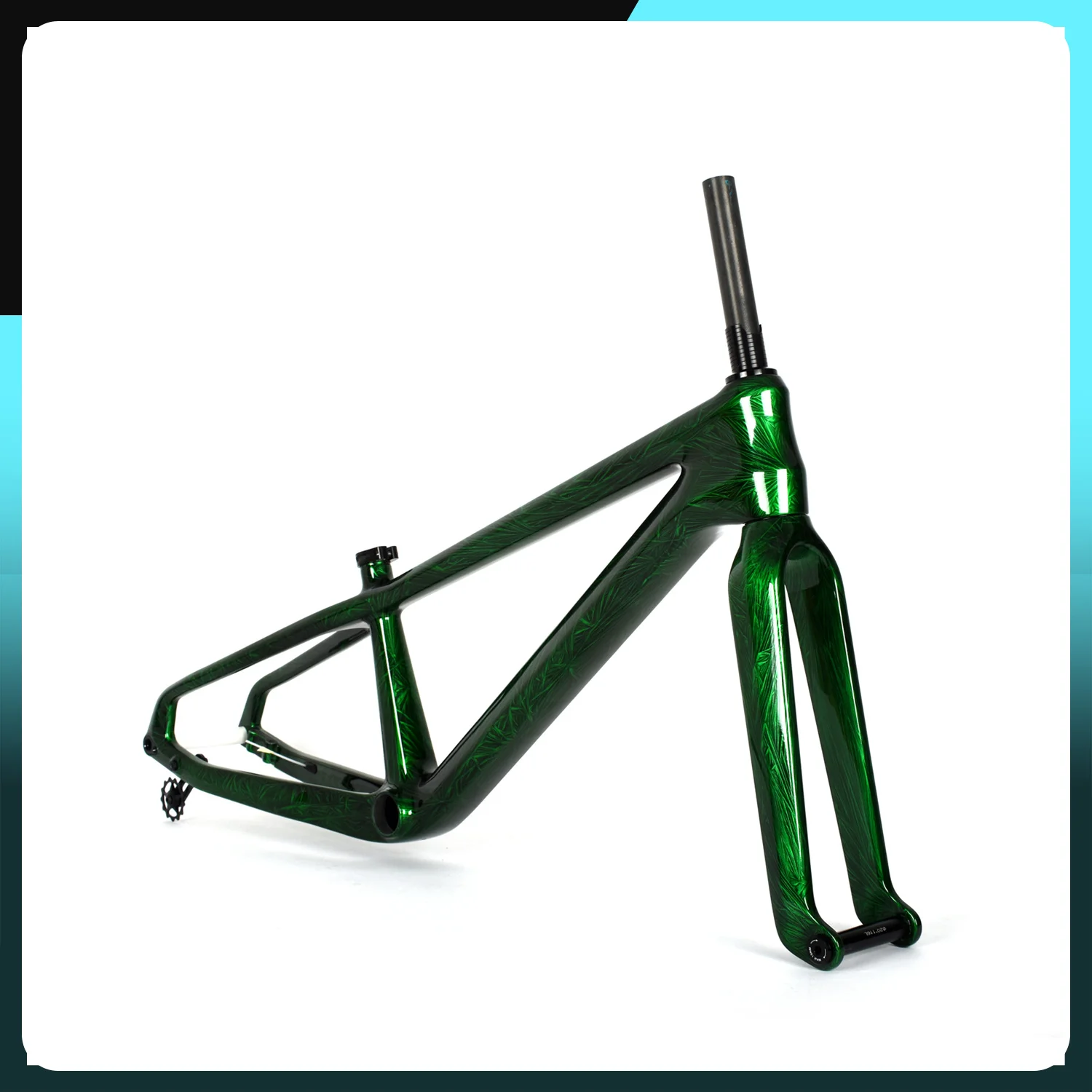 Фото Full Carbon Freestyle BMX Frame Cruiser Pro 24er Рама BMX и вилка 24 дюйма Макс. 49T Шатуны №4