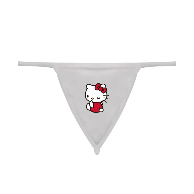 

Sanrio Hello Kitty Anime Underpant Satin Panties Sexy Lingerie Seductive Clothing Sweet Gift Girly Heart Babes Outfit Invisible