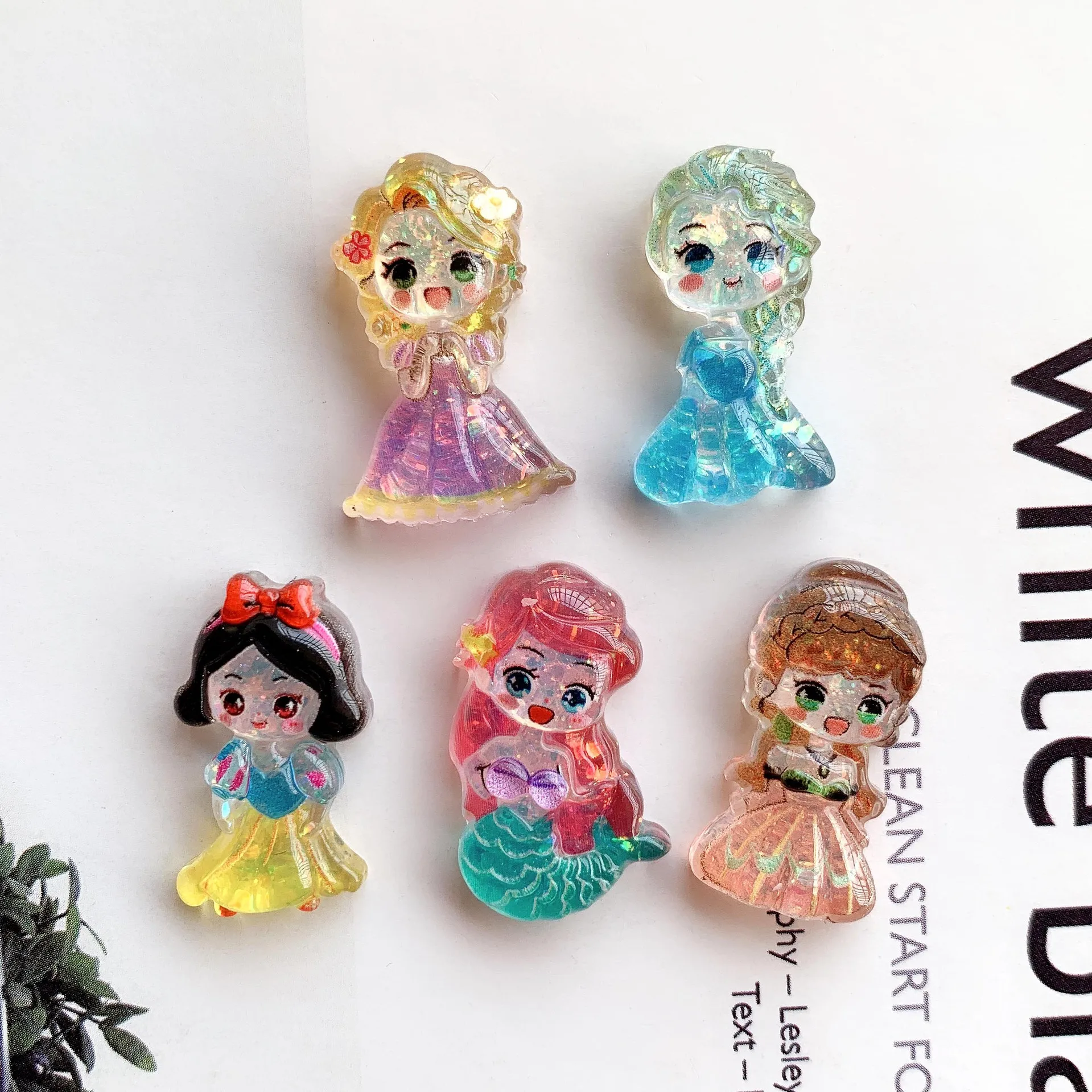 5 шт. прозрачные блестки