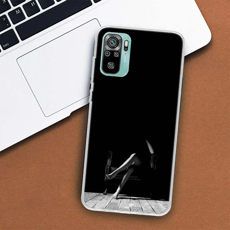 Чехол для телефона с женскими силуэтами и сексуальной девушкой Xiaomi Poco M3 M4 M5 M5S X3 GT