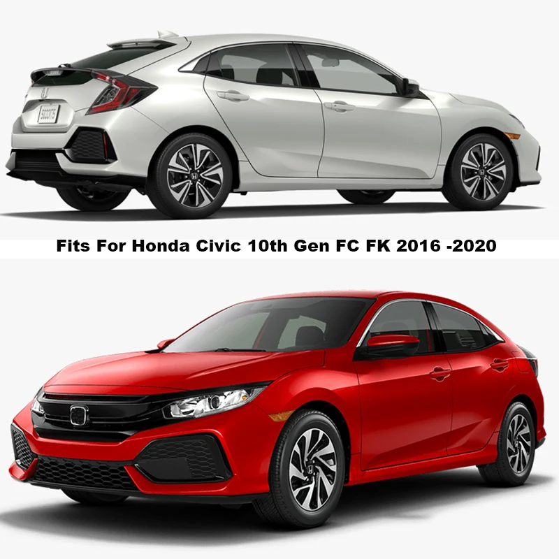 Дефлектор боковых окон для Honda Civic Hatchback10th Gen FC FK 2016 2017 2018 2019 козырек окон защита от дождя вентиляционный солнцезащитный козырек (art.: 3920beb97bf35) - 3920beb97bf35