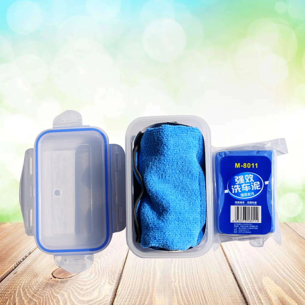 

1PC 2-in-1 Cleaning Clay Car Cleaning Kit Dust Bird Poo Oxide Layer Rust Grease Removal Set