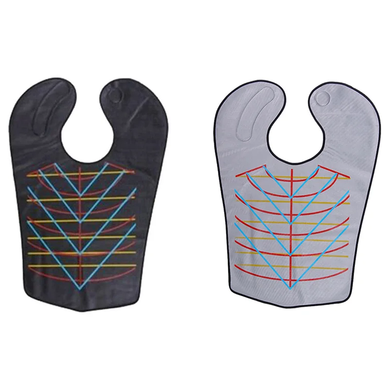 

Professional Salon Hairdressing Cutting Collar Waterproof PVC Hair Dye Cape Shawl with Magnet